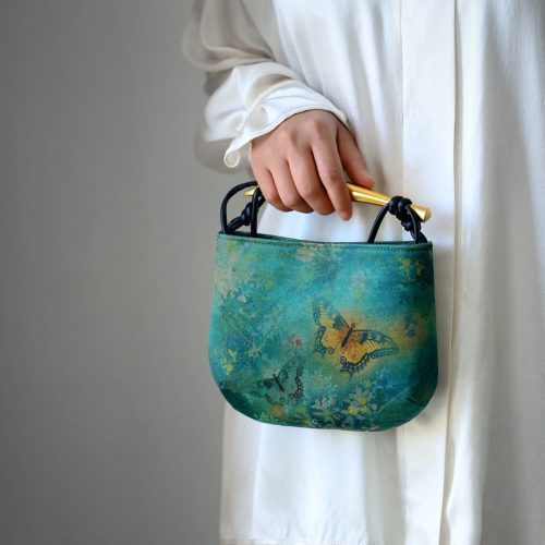 Chinoiserie LuxuryButterflySilkHandbag4