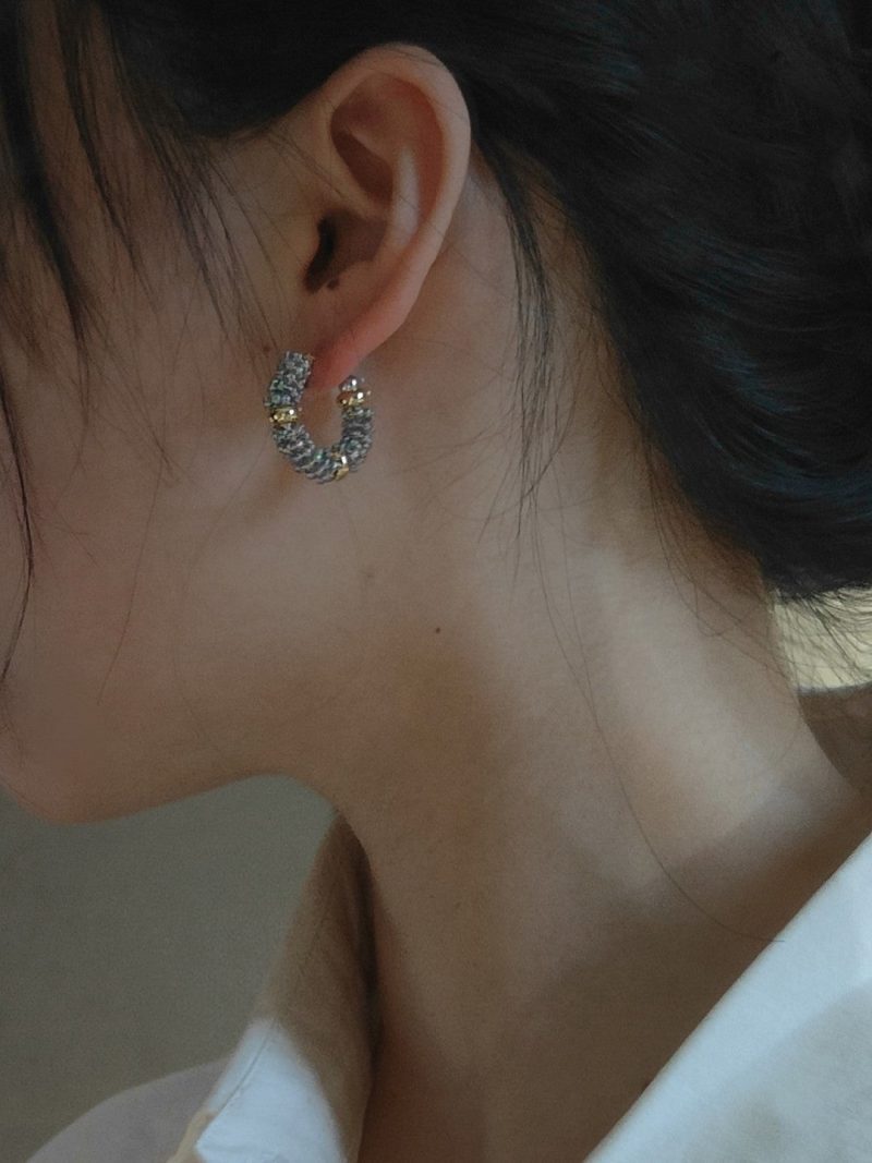 Chinoiserie MIYUKISeedBeadedHoopEarrings8