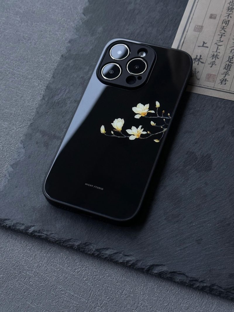 Chinoiserie MagnoliasPrintedPhoneCase2