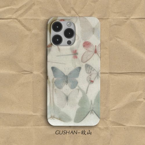 Chinoiserie MeticulousPaintingButterflyPhoneCase1