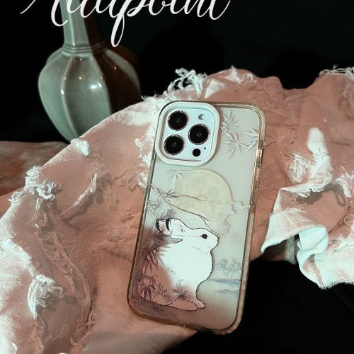 Chinoiserie MoonRabbitPrintedPhoneCase5