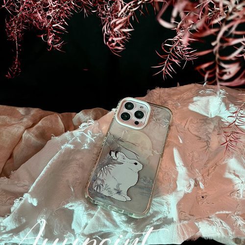 Chinoiserie MoonRabbitPrintedPhoneCase6