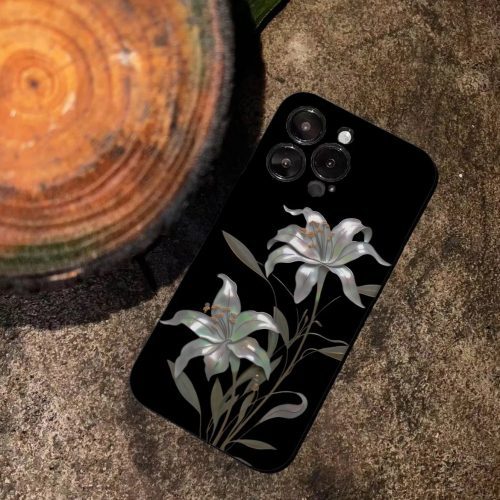 Chinoiserie MoonlightFlowerPrintedPhoneCase12