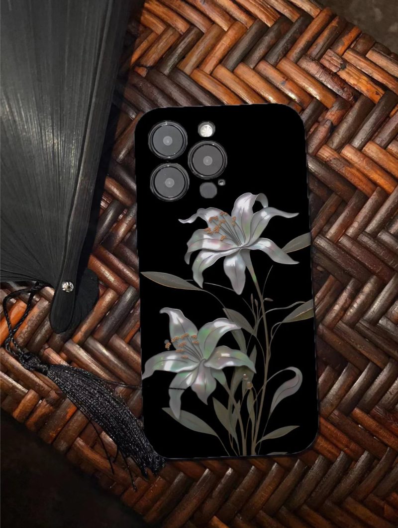 Chinoiserie MoonlightFlowerPrintedPhoneCase13