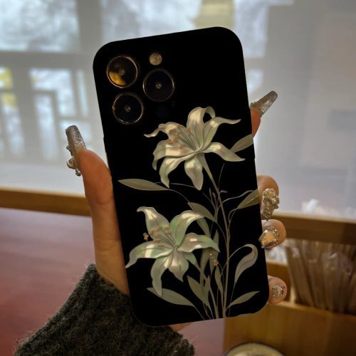 Chinoiserie MoonlightFlowerPrintedPhoneCase18