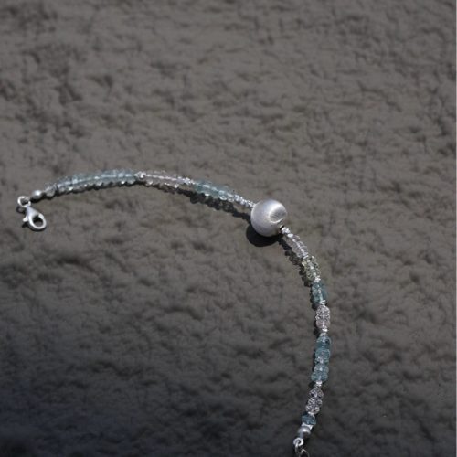 Chinoiserie MoonlightMorganiteBeadedBracelet4