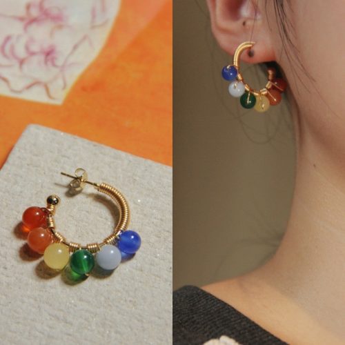 Chinoiserie NaturalJadeColorfulHoopEarrings1 f9673ed7 0e1e 4ac4 b611 ebbd5a13e128