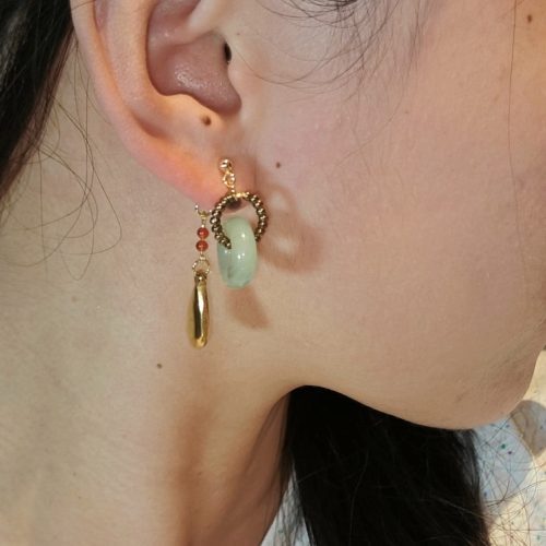 Chinoiserie NaturalJadeHoopBeadedDropEarrings3 2476215f f55a 4200 915e 2924751b4ca0