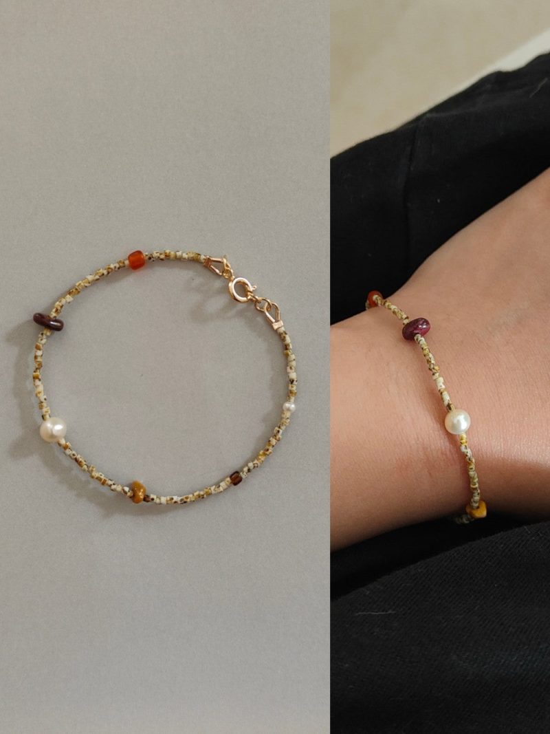 Chinoiserie NaturalJadeMiniBeadedBracelet2