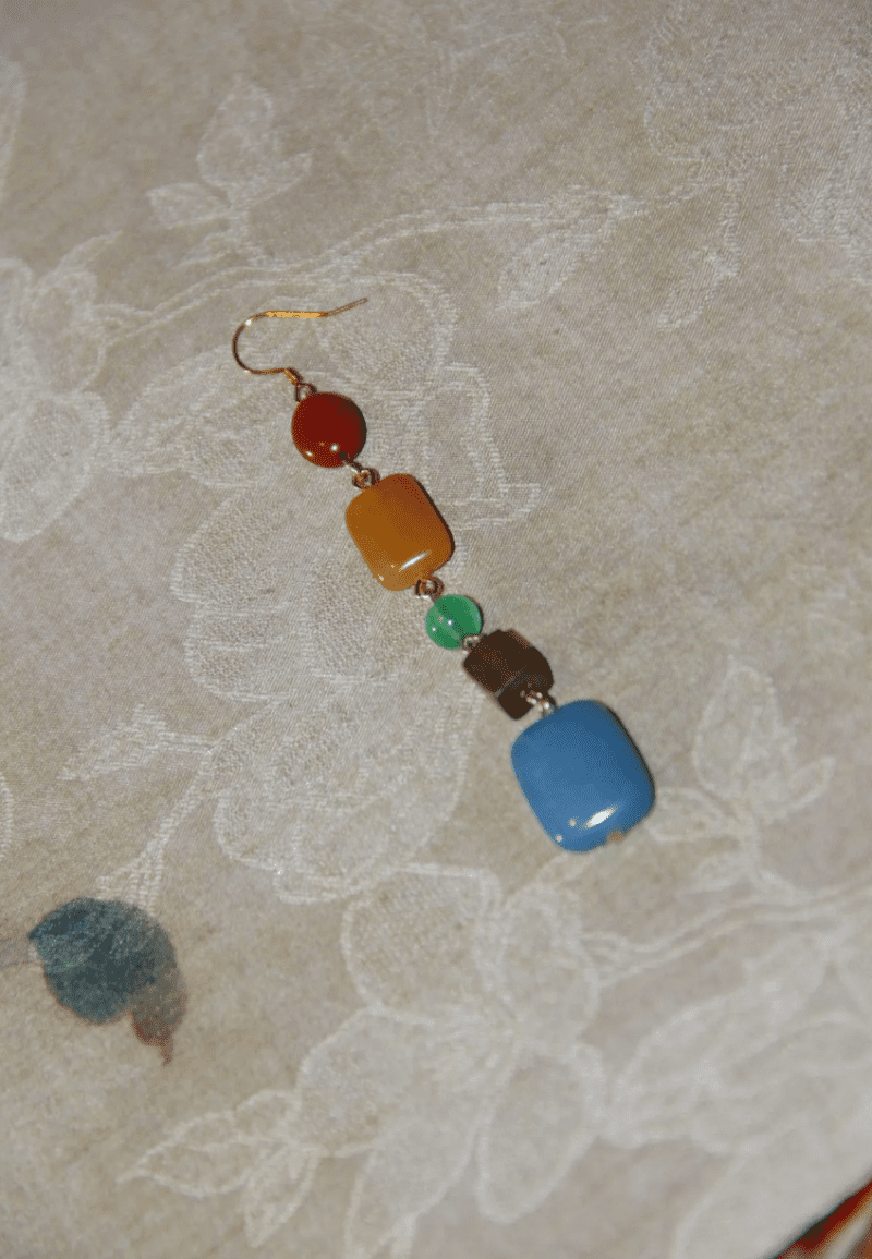 Chinoiserie NaturalJadeRainbowCandyDropEarrings3