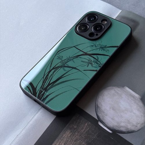 Chinoiserie OrchidGrassChineseTraditionalPaintingPhoneCase1