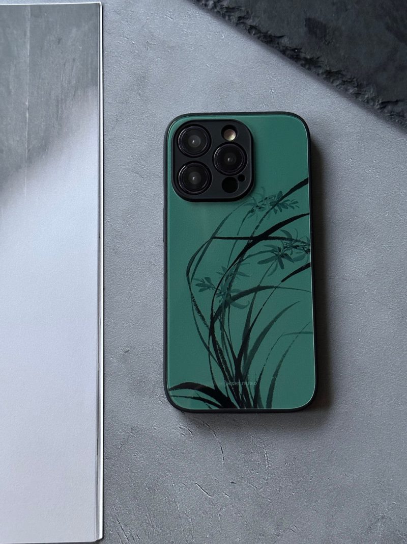 Chinoiserie OrchidGrassChineseTraditionalPaintingPhoneCase5