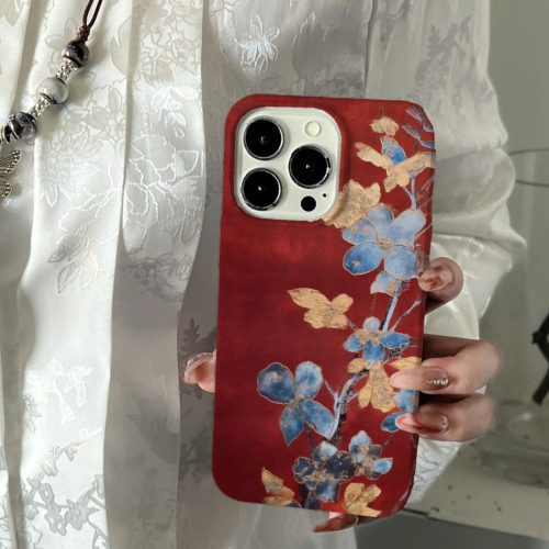 Chinoiserie PalaceFlowersPrintedRedPhoneCase2 04ec9747 26be 4217 b7a4 e8984b8edd76