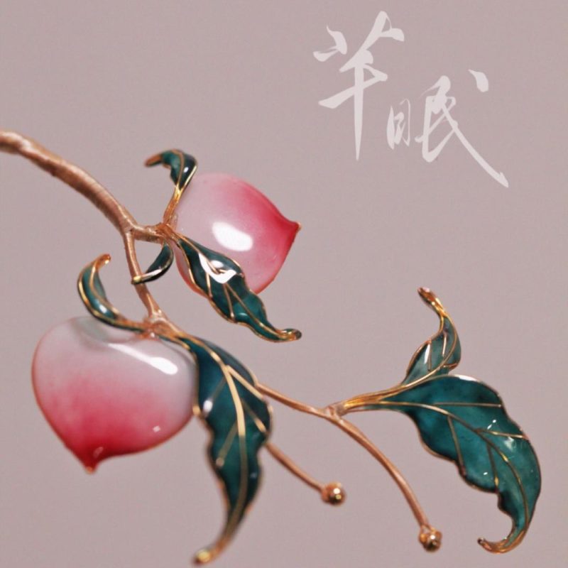 Chinoiserie PeachHairpin3