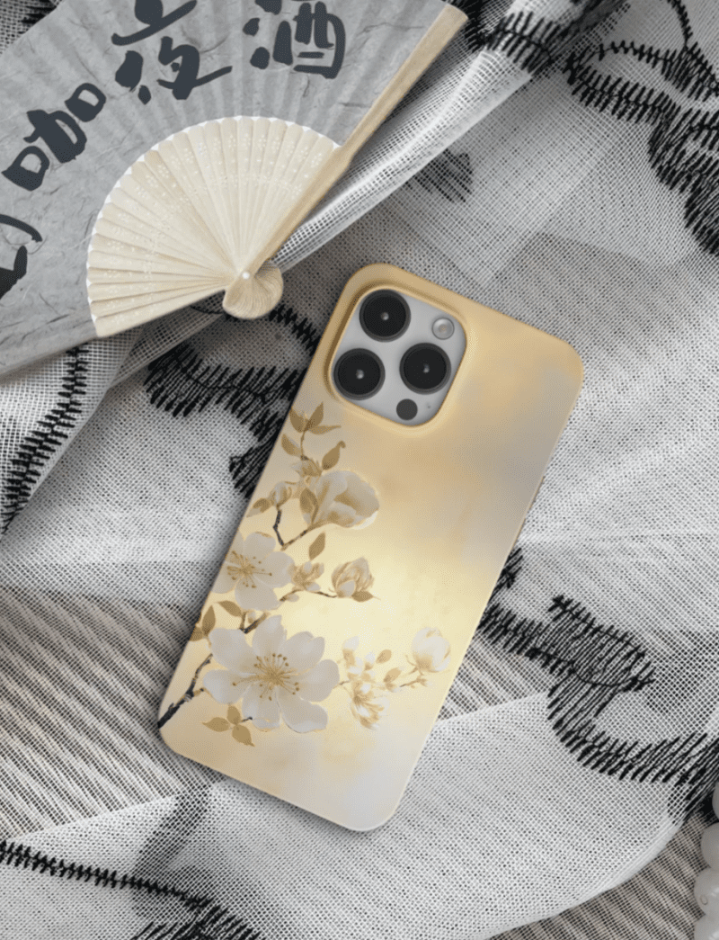 Chinoiserie PearBlossomPrintedPhoneCase1