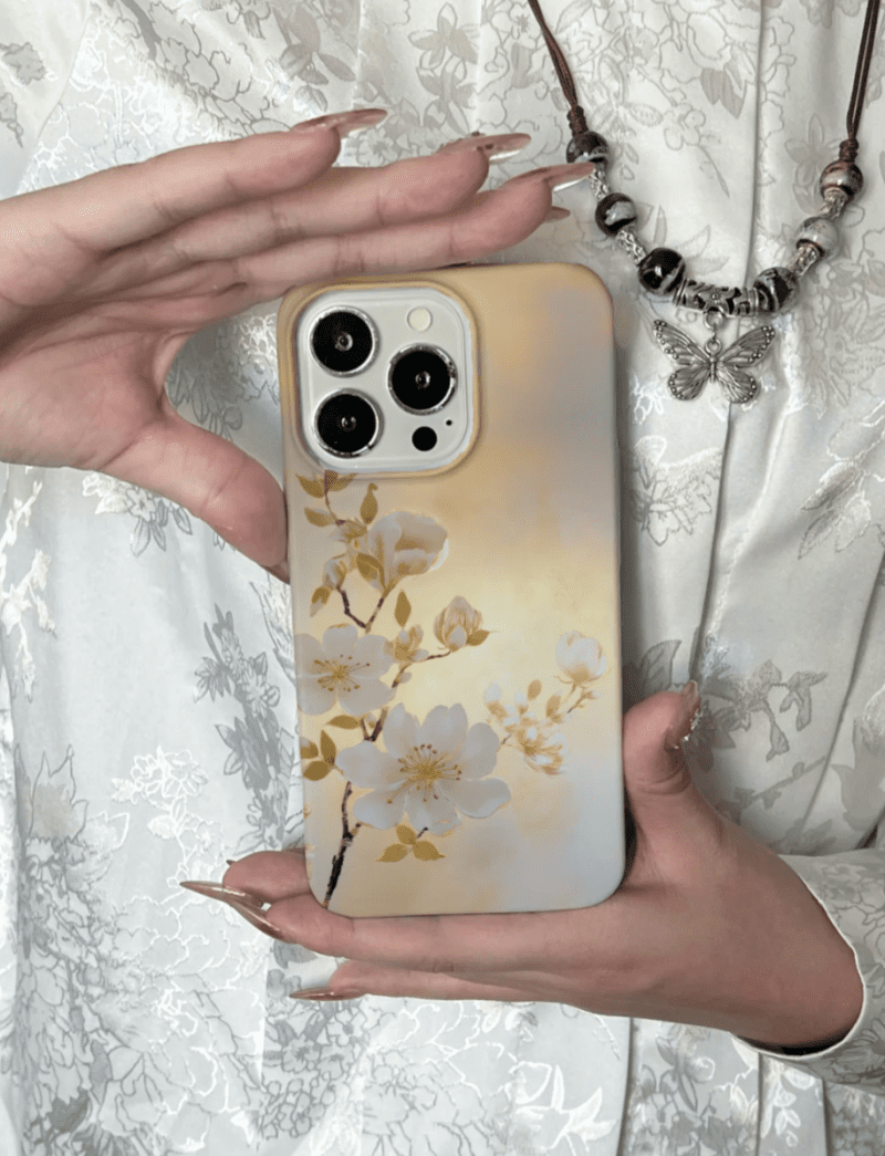 Chinoiserie PearBlossomPrintedPhoneCase4