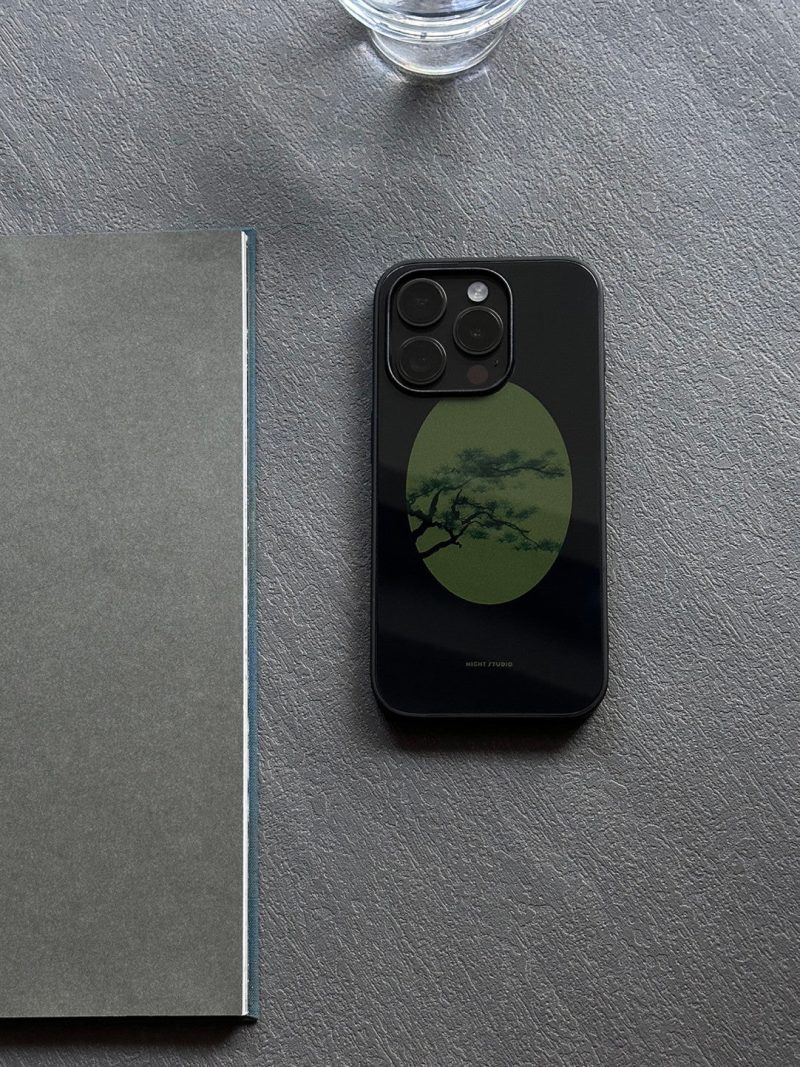 Chinoiserie PineTreeWindowPrintedPhoneCase3