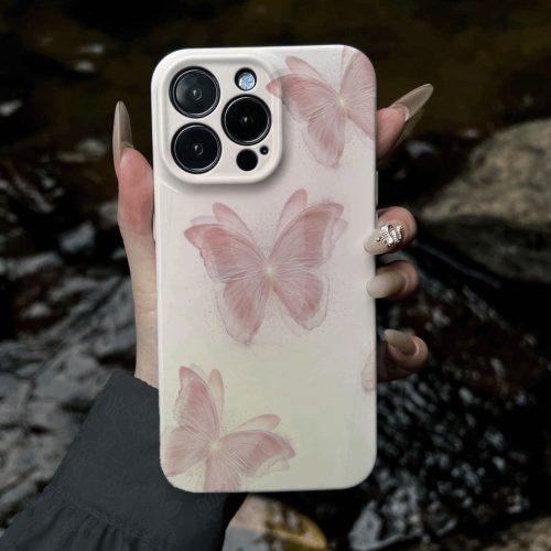 Chinoiserie PinkButterflyPrintedPhoneCase3