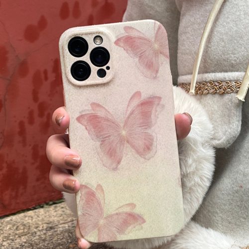 Chinoiserie PinkButterflyPrintedPhoneCase4