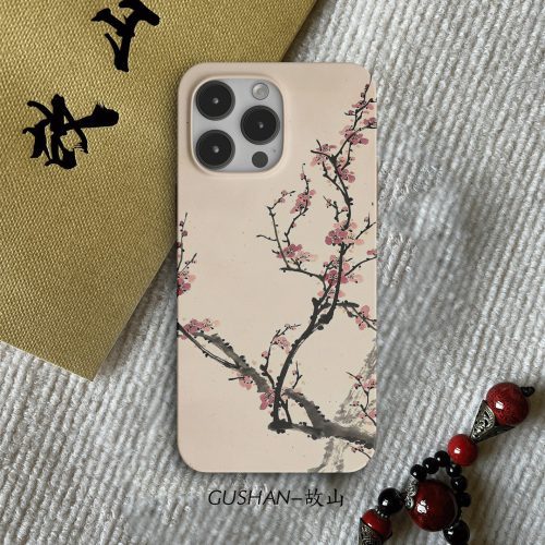 Chinoiserie PlumBlossomPrintedPhoneCase3