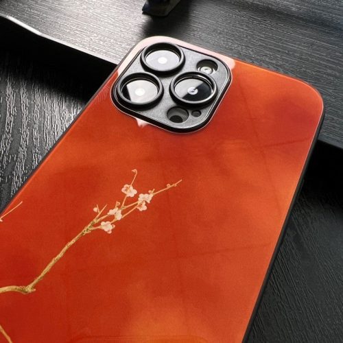 Chinoiserie PlumBossomSunsetPhoneCase5