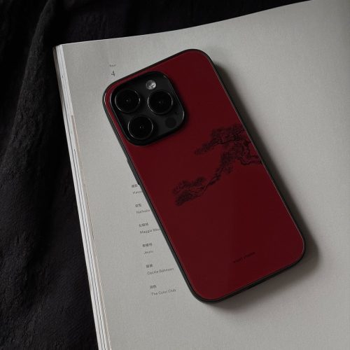 Chinoiserie RedPinePrintedPhoneCase3