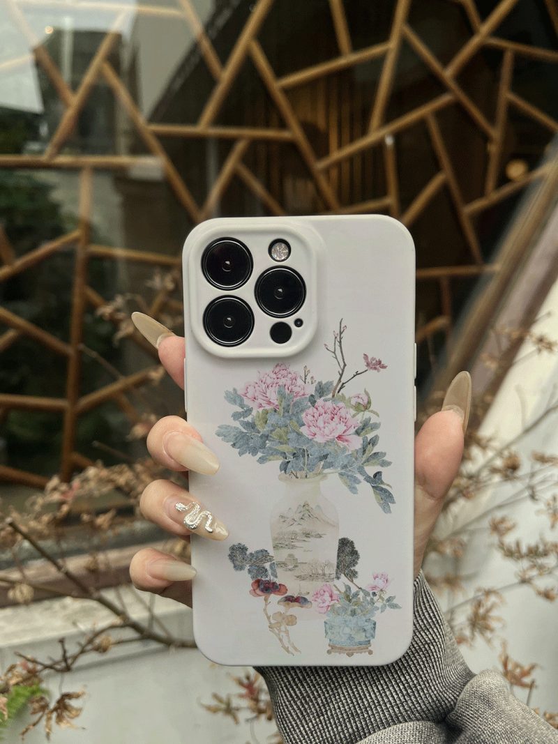 Chinoiserie SpringVasePrintedPhoneCase1