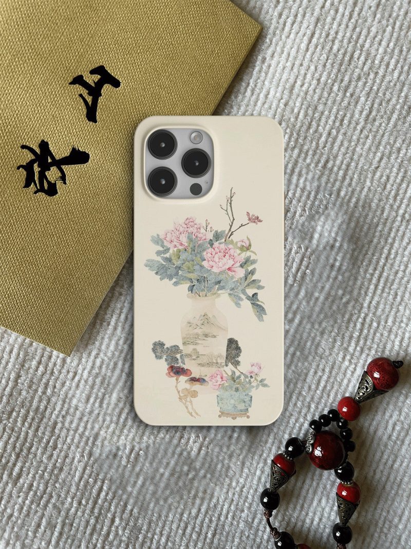 Chinoiserie SpringVasePrintedPhoneCase3