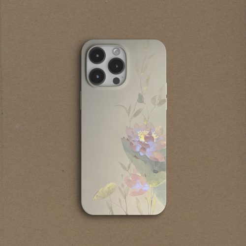 Chinoiserie SummerLotusPrintedPhoneCase1