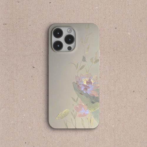 Chinoiserie SummerLotusPrintedPhoneCase2