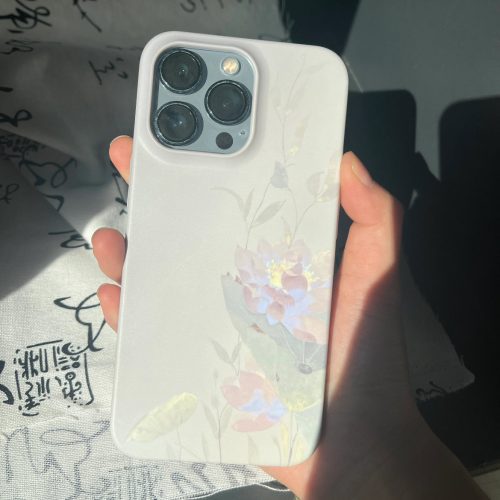 Chinoiserie SummerLotusPrintedPhoneCase4