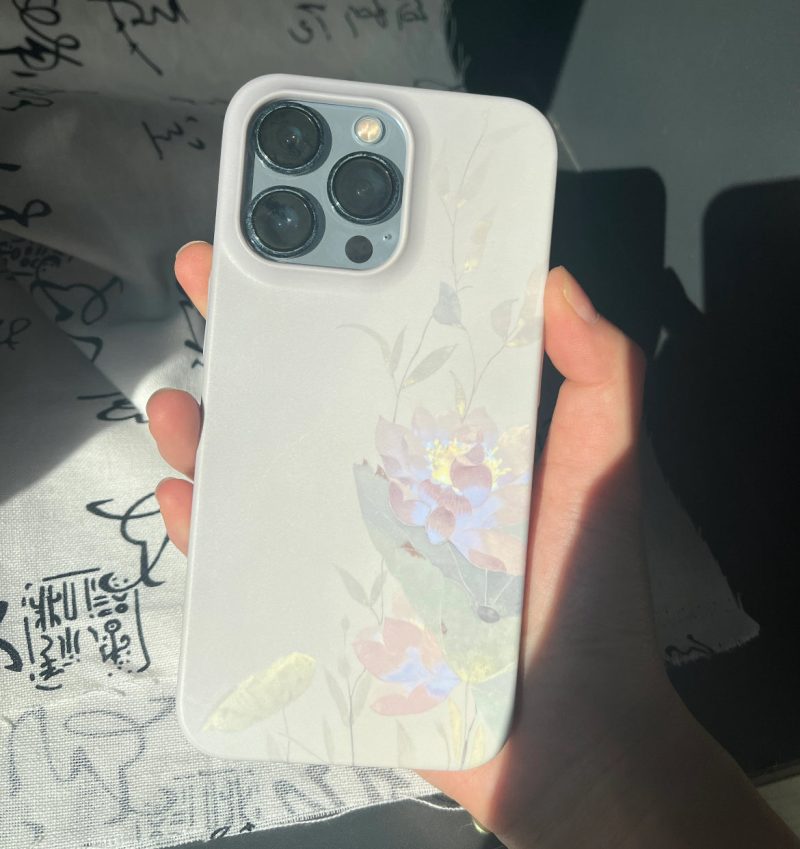 Chinoiserie SummerLotusPrintedPhoneCase4