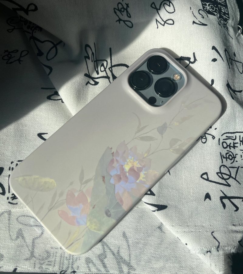 Chinoiserie SummerLotusPrintedPhoneCase5