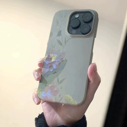 Chinoiserie SummerLotusPrintedPhoneCase6