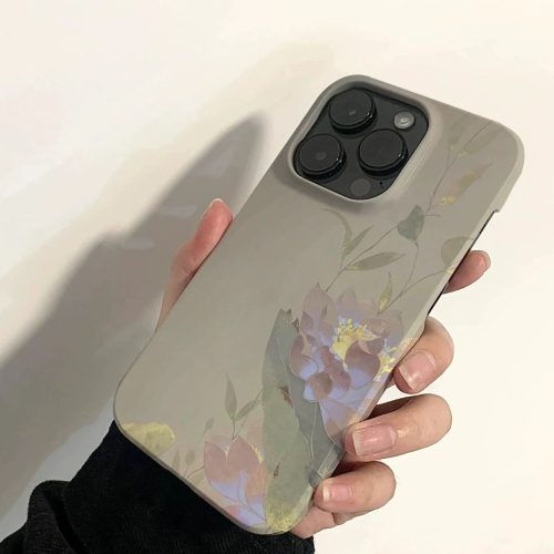 Chinoiserie SummerLotusPrintedPhoneCase7