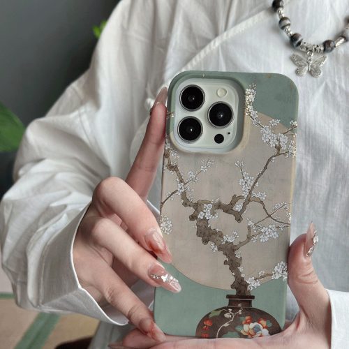 Chinoiserie VaseFlowerPrintedPhoneCase1