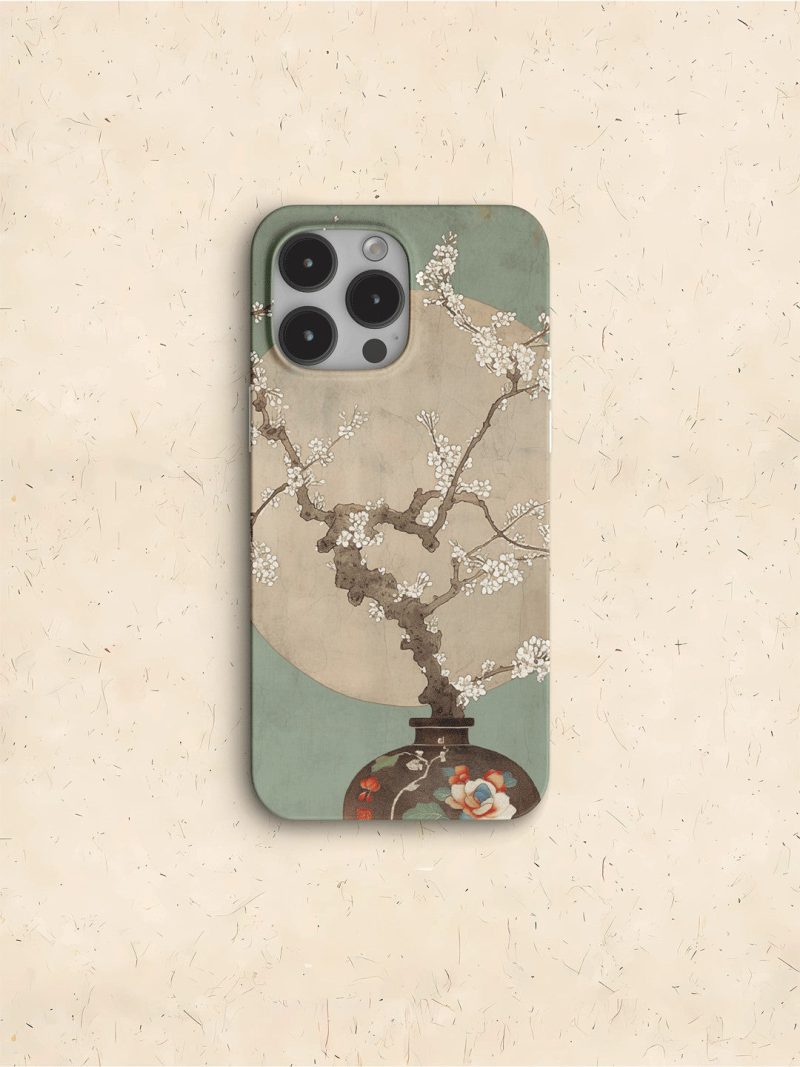 Chinoiserie VaseFlowerPrintedPhoneCase3