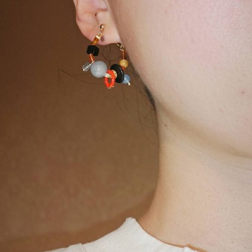 Chinoiserie WhimsicalCircleEarrings8