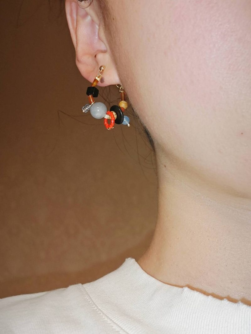 Chinoiserie WhimsicalCircleEarrings8