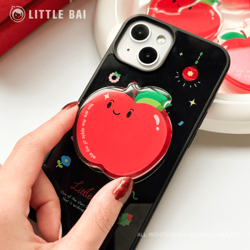 ChristmasRedAppleMagneticPrintedPhoneCase3