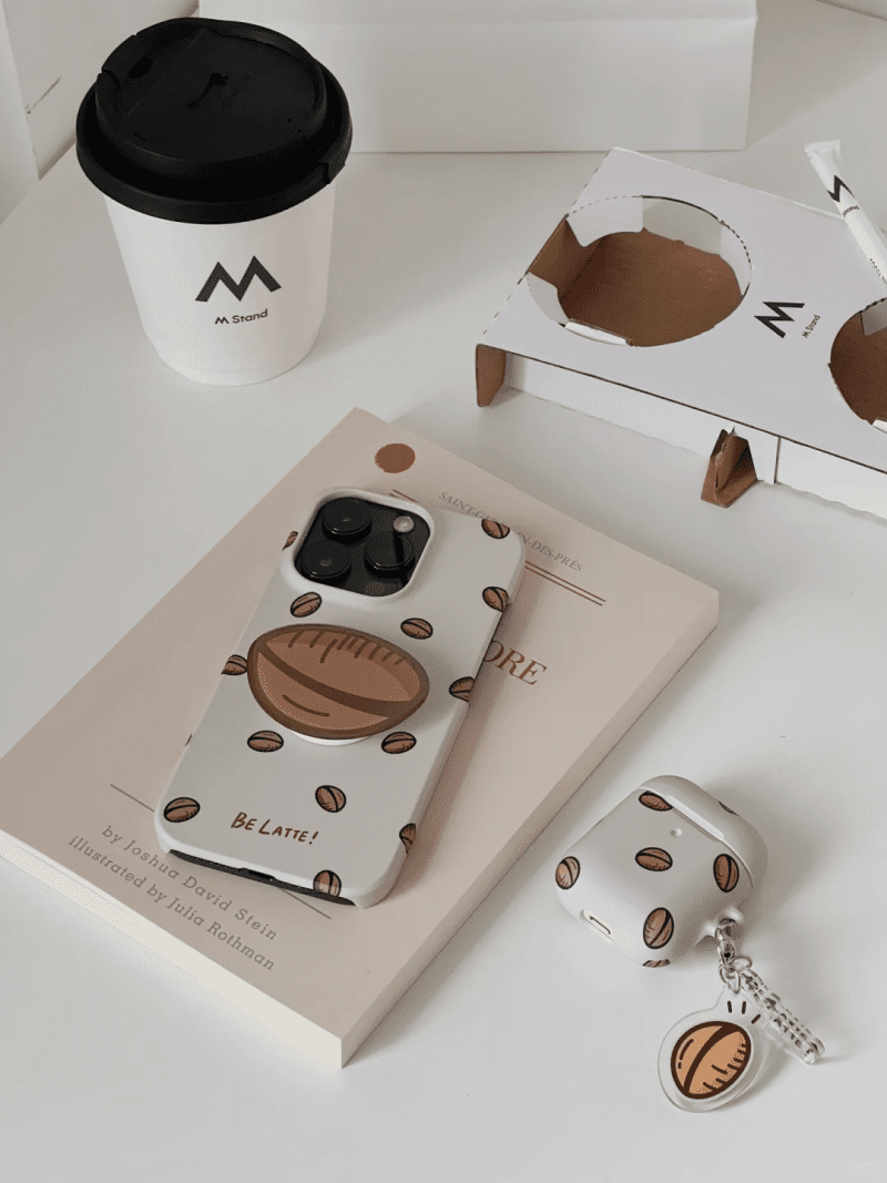 CoffeeBeansPrintedPhoneCase2