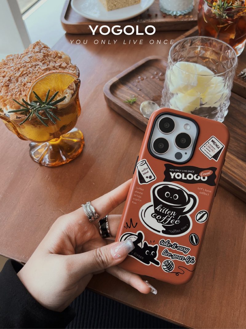 CoffeeKittenPrintedDoubleLayerPhoneCase1