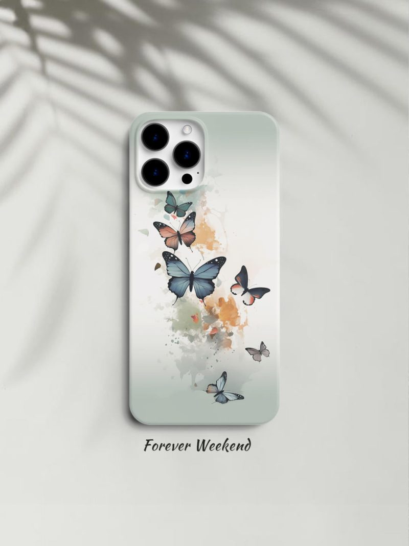 ColorfulButterfliesPrintedPhoneCase