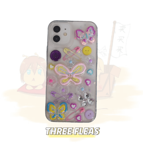 ColorfulButterflyFlowerPhoneCase1