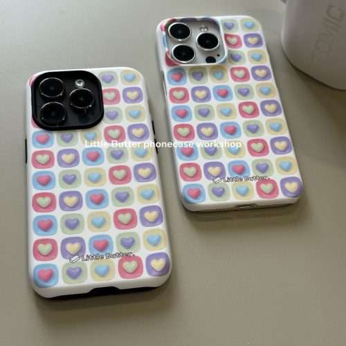 ColorfulSweetHeartsPrintedPhoneCase13