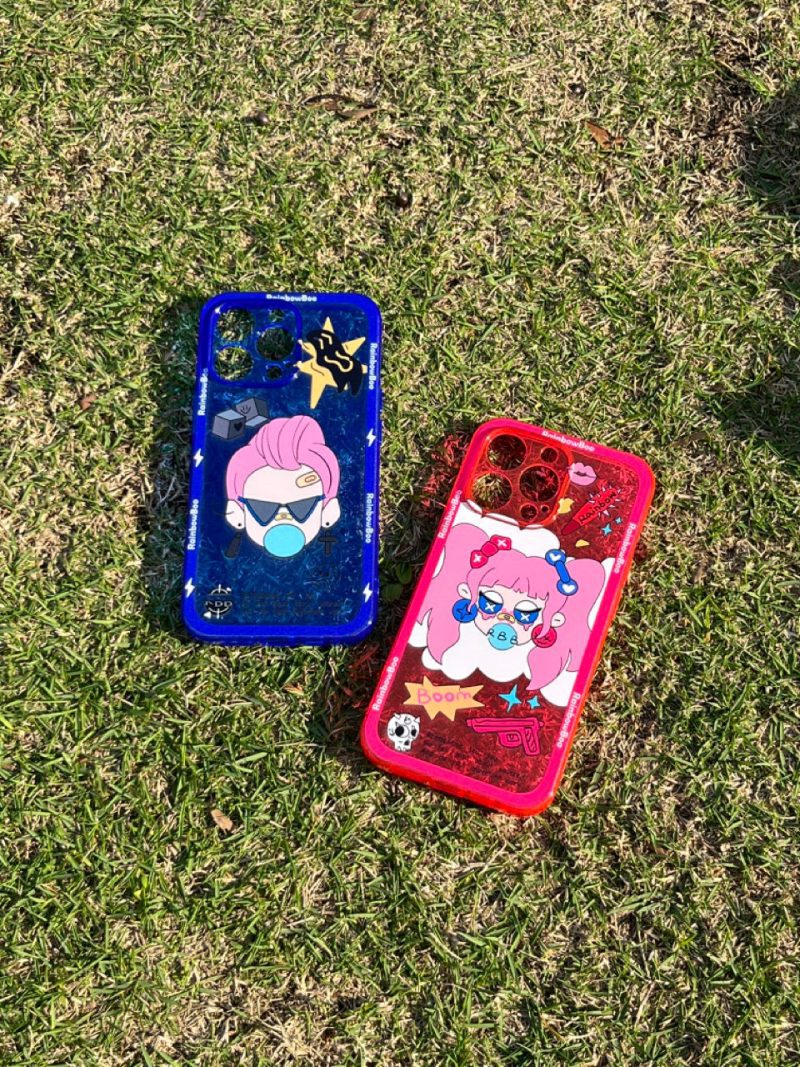 CoolCartoonCouplePrintedPhoneCase8