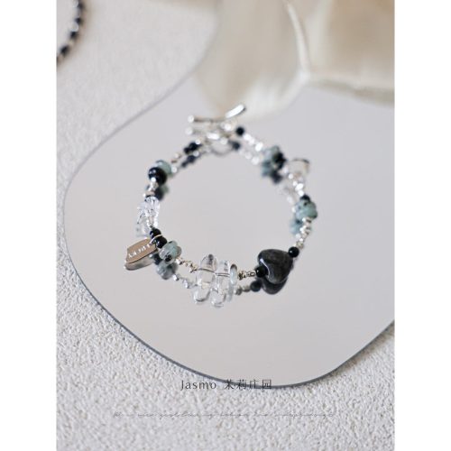 CrystalHeartBlackOnyxBeadedBracelet3