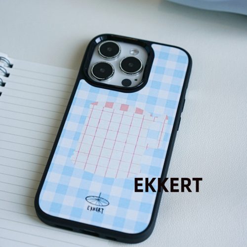 CupPrintedBluePlaidPhoneCase4