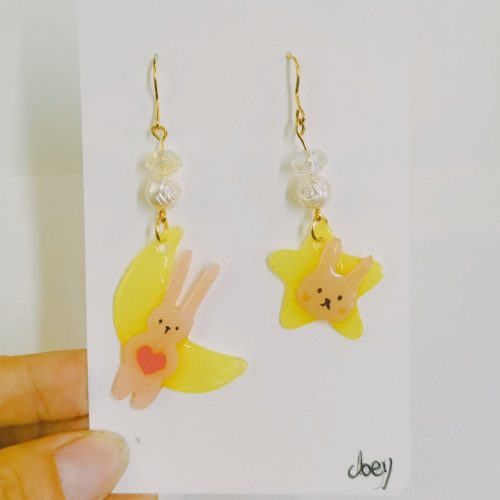 CuteCartoonHandmadeShrinkPlasticEarrings1 649e5996 2206 4d80 80c1 372d62b88732