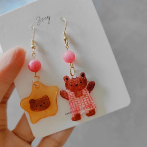 CuteCartoonHandmadeShrinkPlasticEarrings2 3f543fcf 02cb 443e a8f8 d4ad7fe89c2a